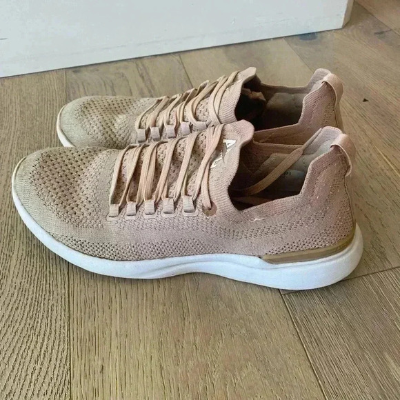 apl techloom breeze womens tan sparkle Size 8 - Picture 4 of 8